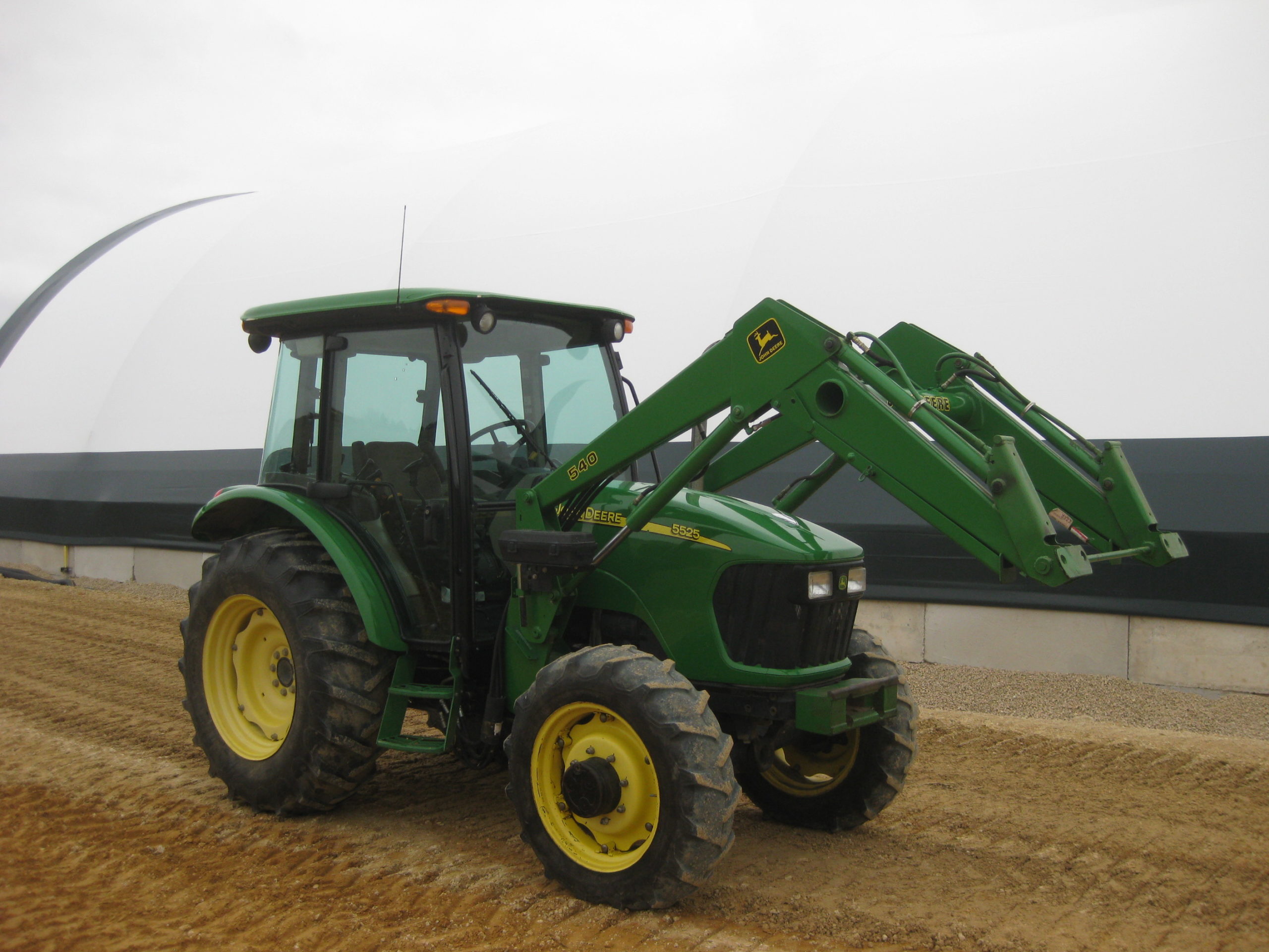 John Deere tractor with front loader